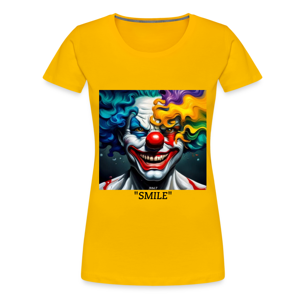 BO BO'S UNCLE JACK!! WOMENS PREMIUM T-SHIRT - sun yellow