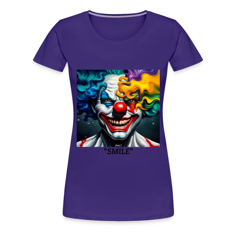 BO BO'S UNCLE JACK!! WOMENS PREMIUM T-SHIRT - purple