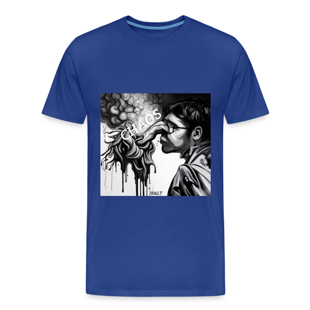 CHAOS - MEN'S PREMIUM T-SHIRT - royal blue