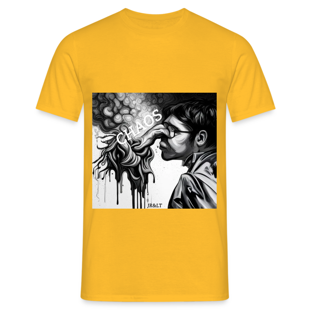 CHAOS - MEN'S CLASSIC T-SHIRT - yellow