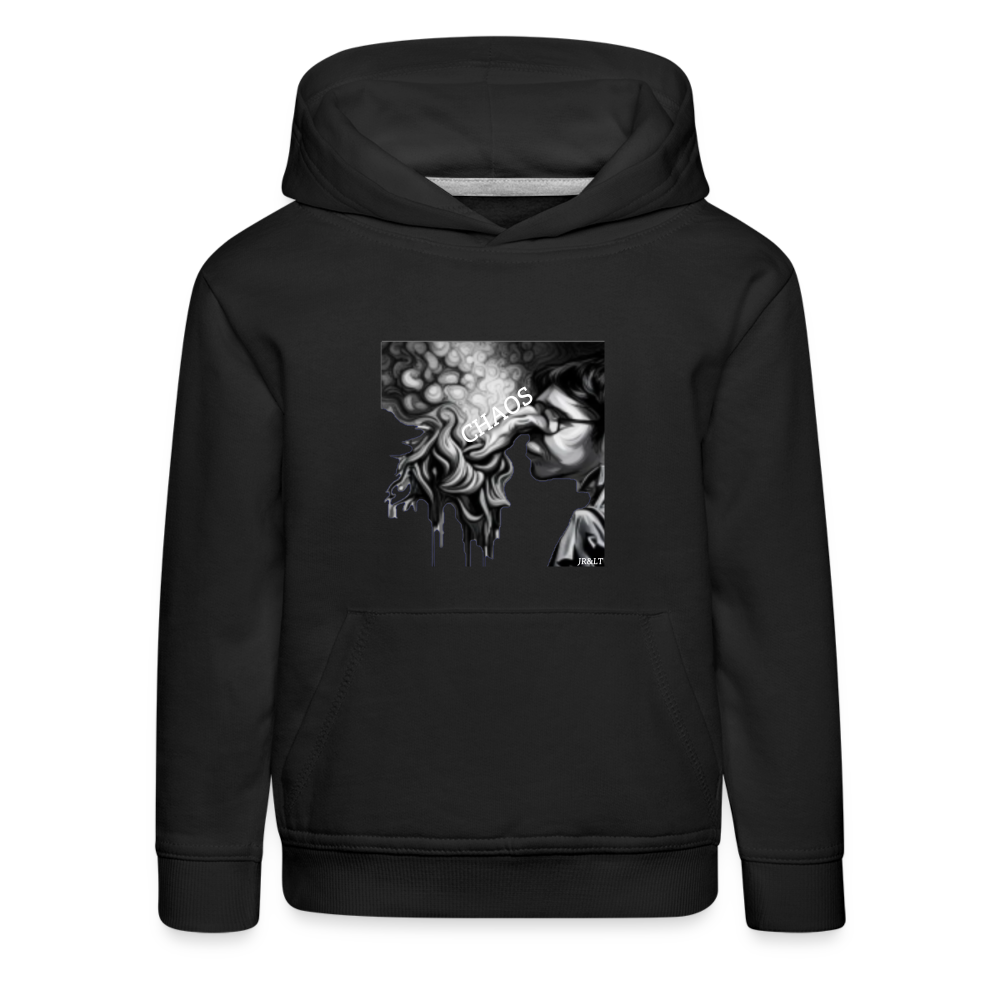 CHAOS!! CHILDREN'S HOODIE - black