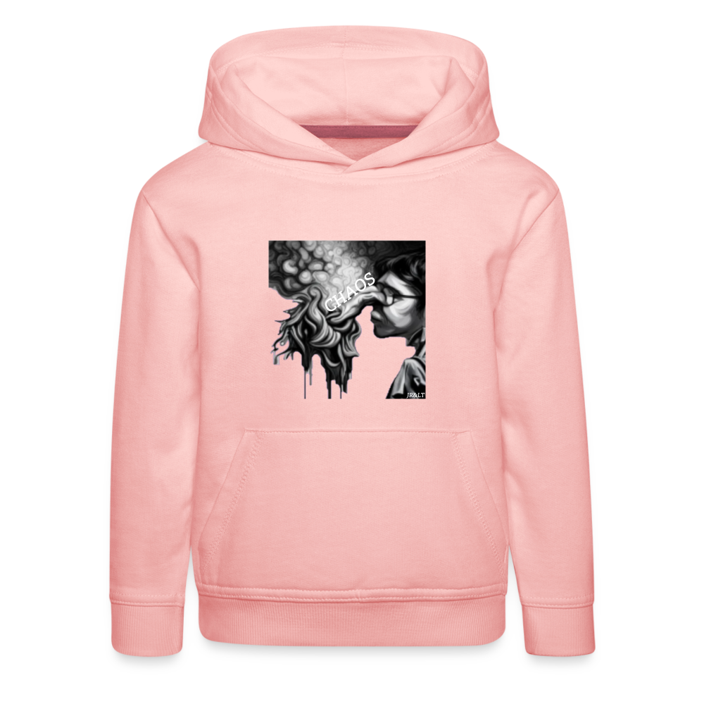 CHAOS!! CHILDREN'S HOODIE - crystal pink