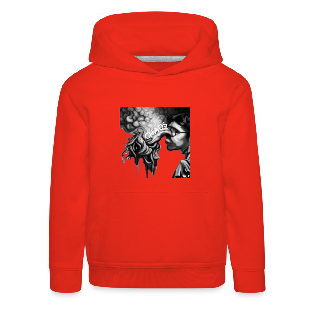 CHAOS!! CHILDREN'S HOODIE - red