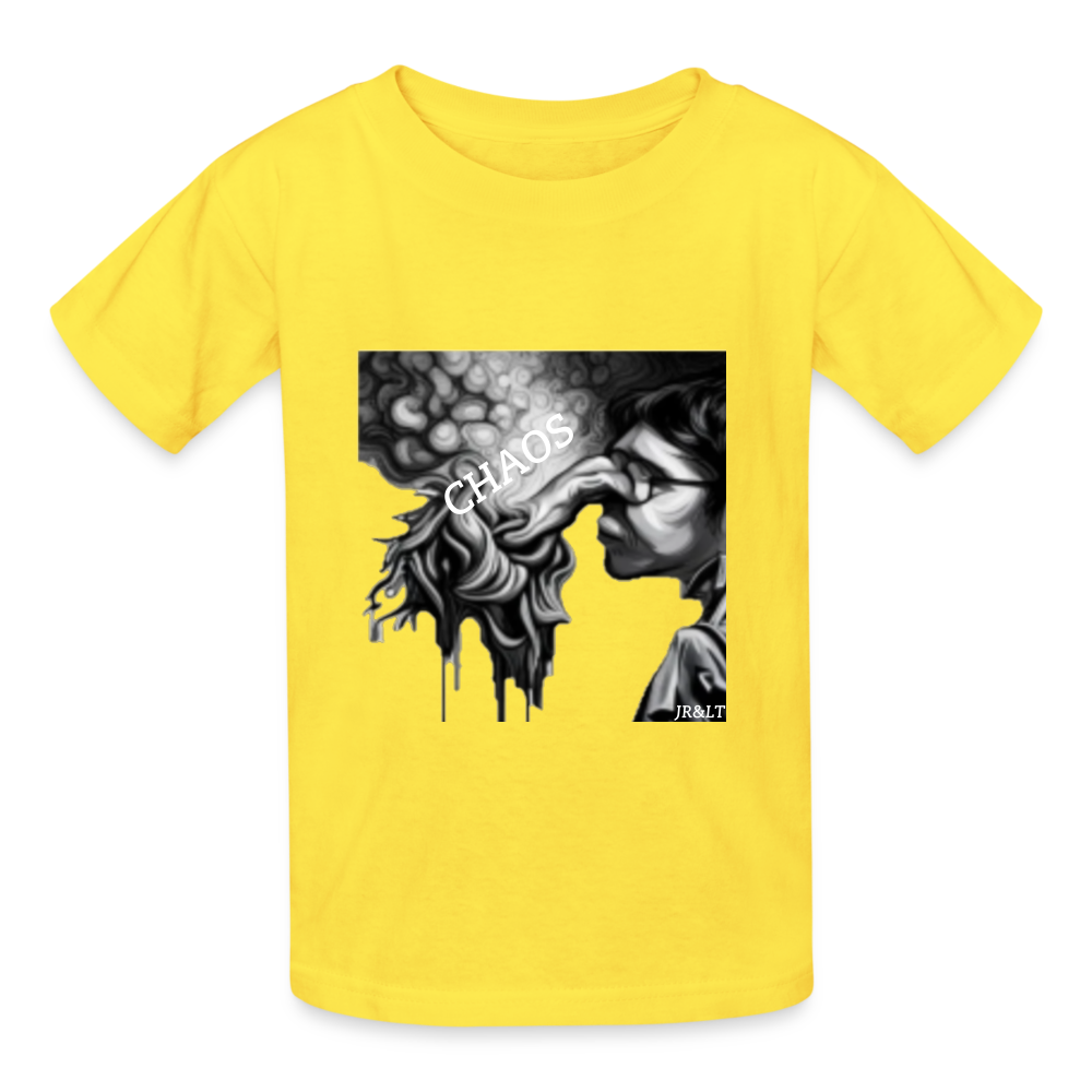 CHAOS!! CHILDREN'S T-SHIRT - yellow