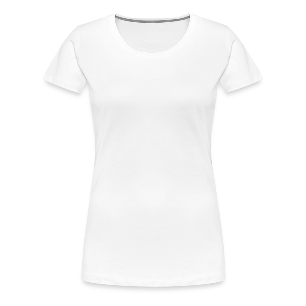 CHAOS!! WOMENS PREMIUM T-SHIRT - white