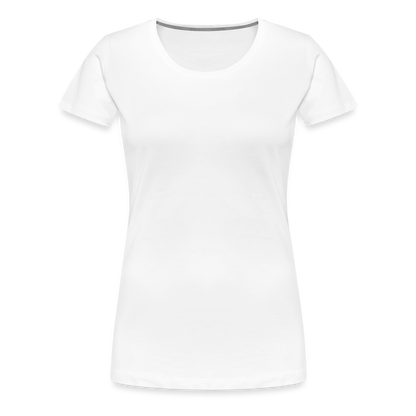 CHAOS!! WOMENS PREMIUM T-SHIRT - white