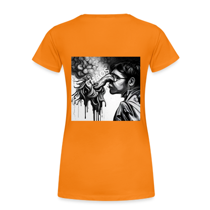 CHAOS!! WOMENS PREMIUM T-SHIRT - orange