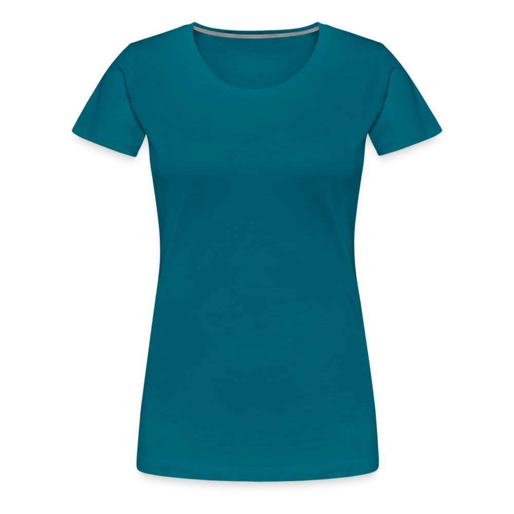 CHAOS!! WOMENS PREMIUM T-SHIRT - diva blue