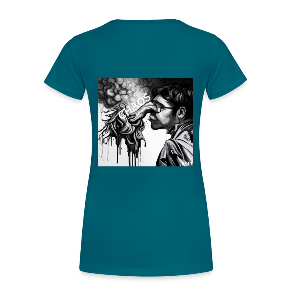 CHAOS!! WOMENS PREMIUM T-SHIRT - diva blue