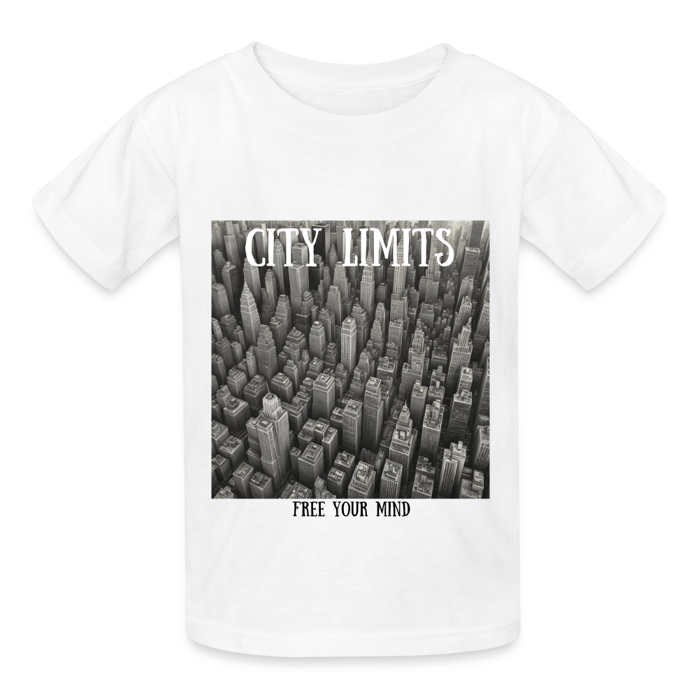 CITY LIMIT - CHILDREN'S T-SHIRT - white