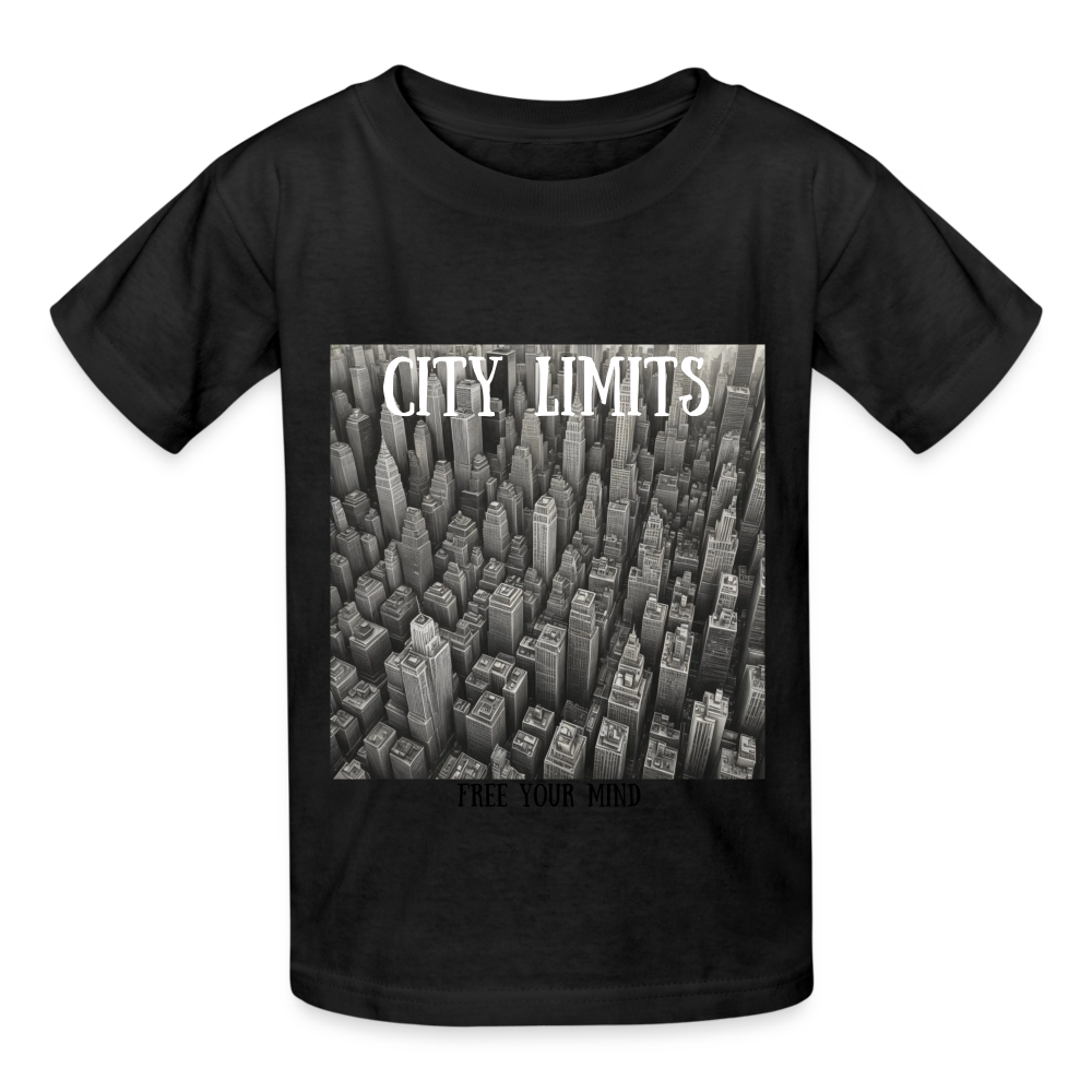 CITY LIMIT - CHILDREN'S T-SHIRT - black