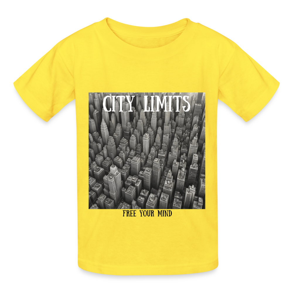 CITY LIMIT - CHILDREN'S T-SHIRT - yellow