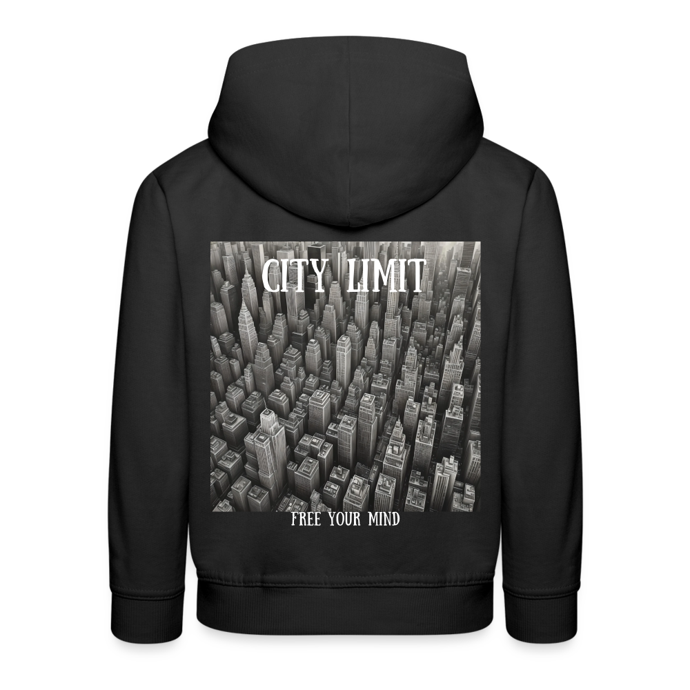 CITY LIMIT - CHILDREN'S HOODIE - black