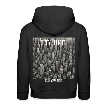 CITY LIMIT - CHILDREN'S HOODIE - black