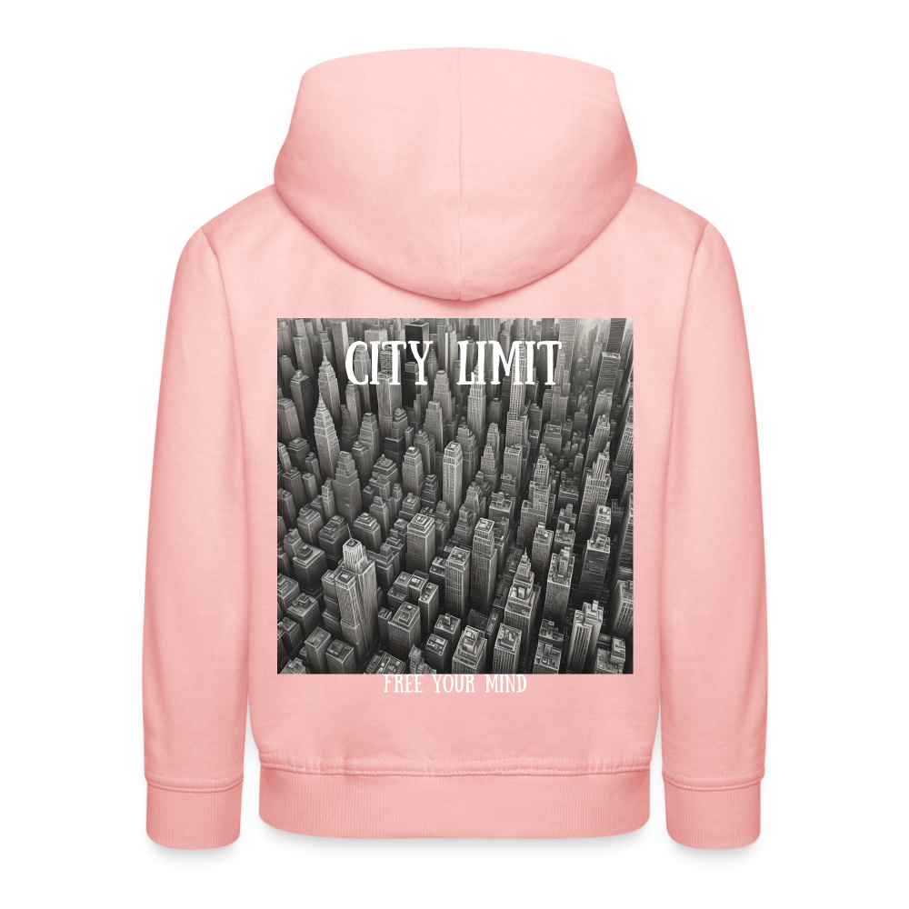 CITY LIMIT - CHILDREN'S HOODIE - crystal pink