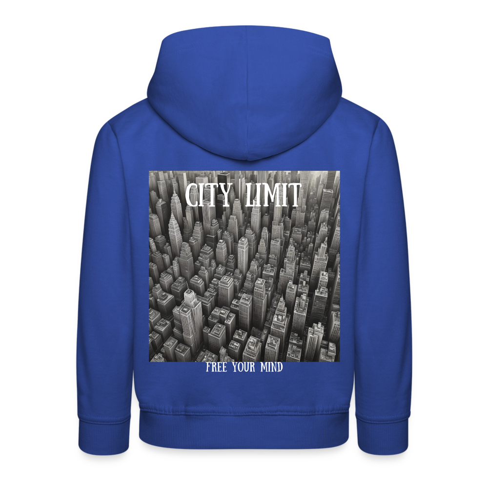 CITY LIMIT - CHILDREN'S HOODIE - royal blue