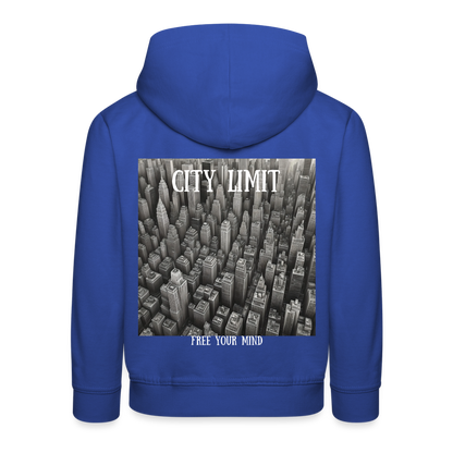 CITY LIMIT - CHILDREN'S HOODIE - royal blue