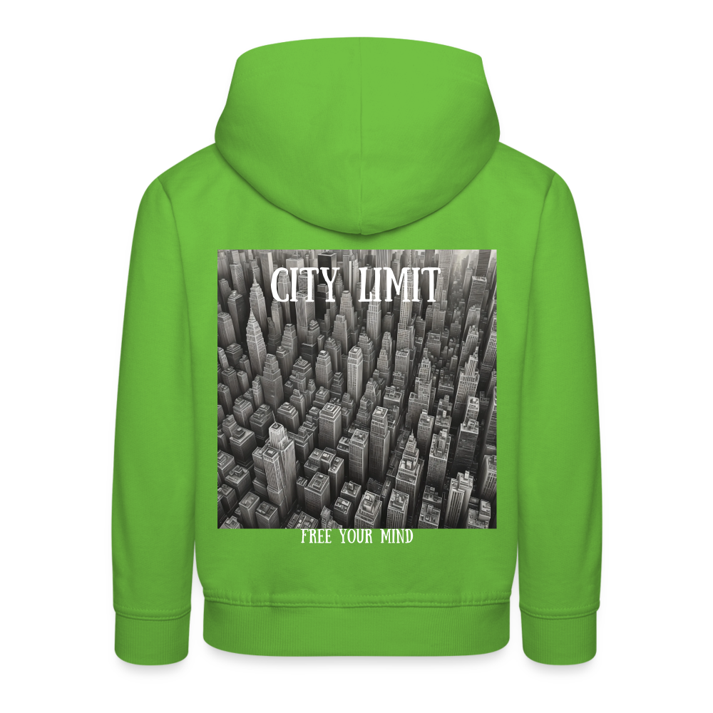 CITY LIMIT - CHILDREN'S HOODIE - light green