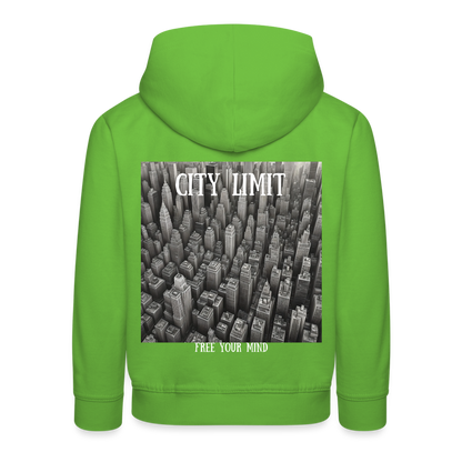 CITY LIMIT - CHILDREN'S HOODIE - light green